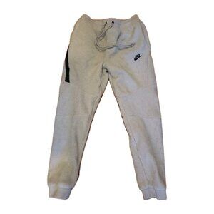 Nike Sportswear Tech Fleece Joggers  Light Gray Size M Pull On Drawstring Pocket